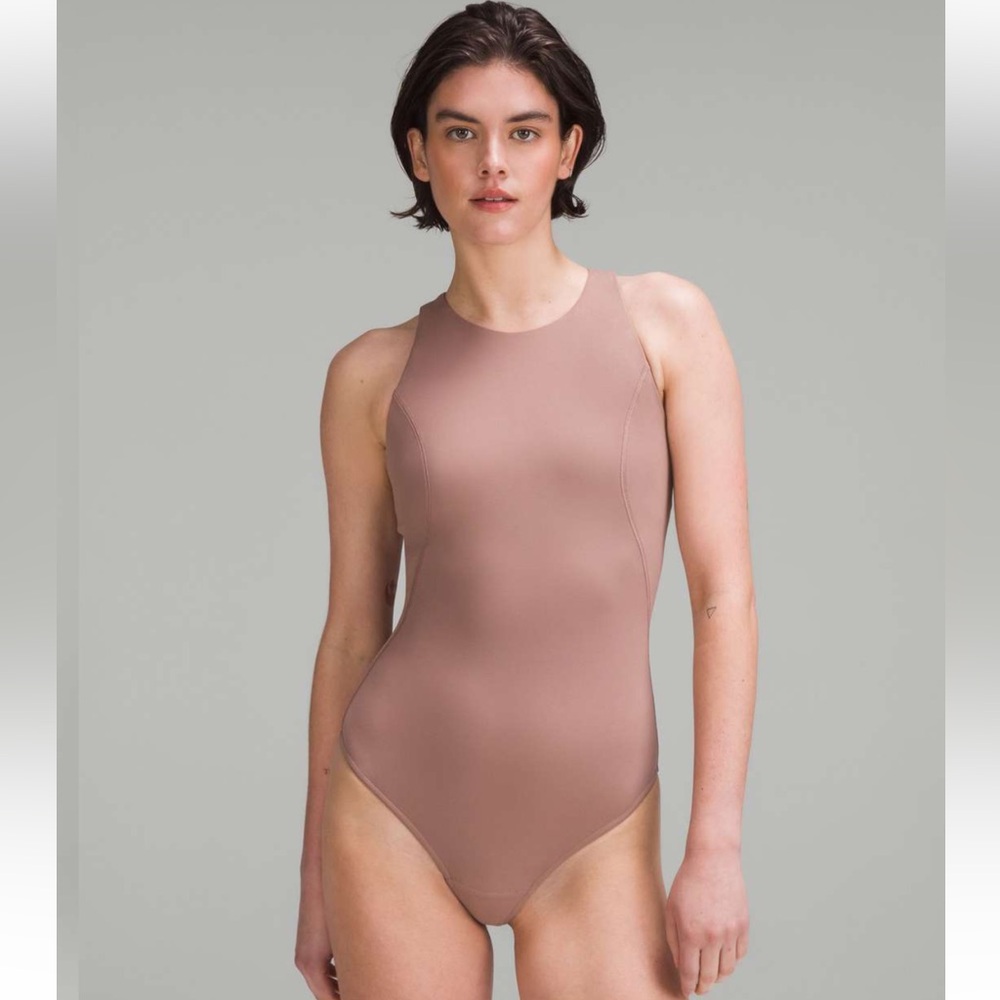 Lululemon High-Neck Tight-Fit Shelf Bodysuit